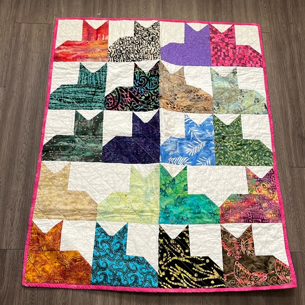 Quilted Baby Blanket 34 1/2” x 43 1/2”